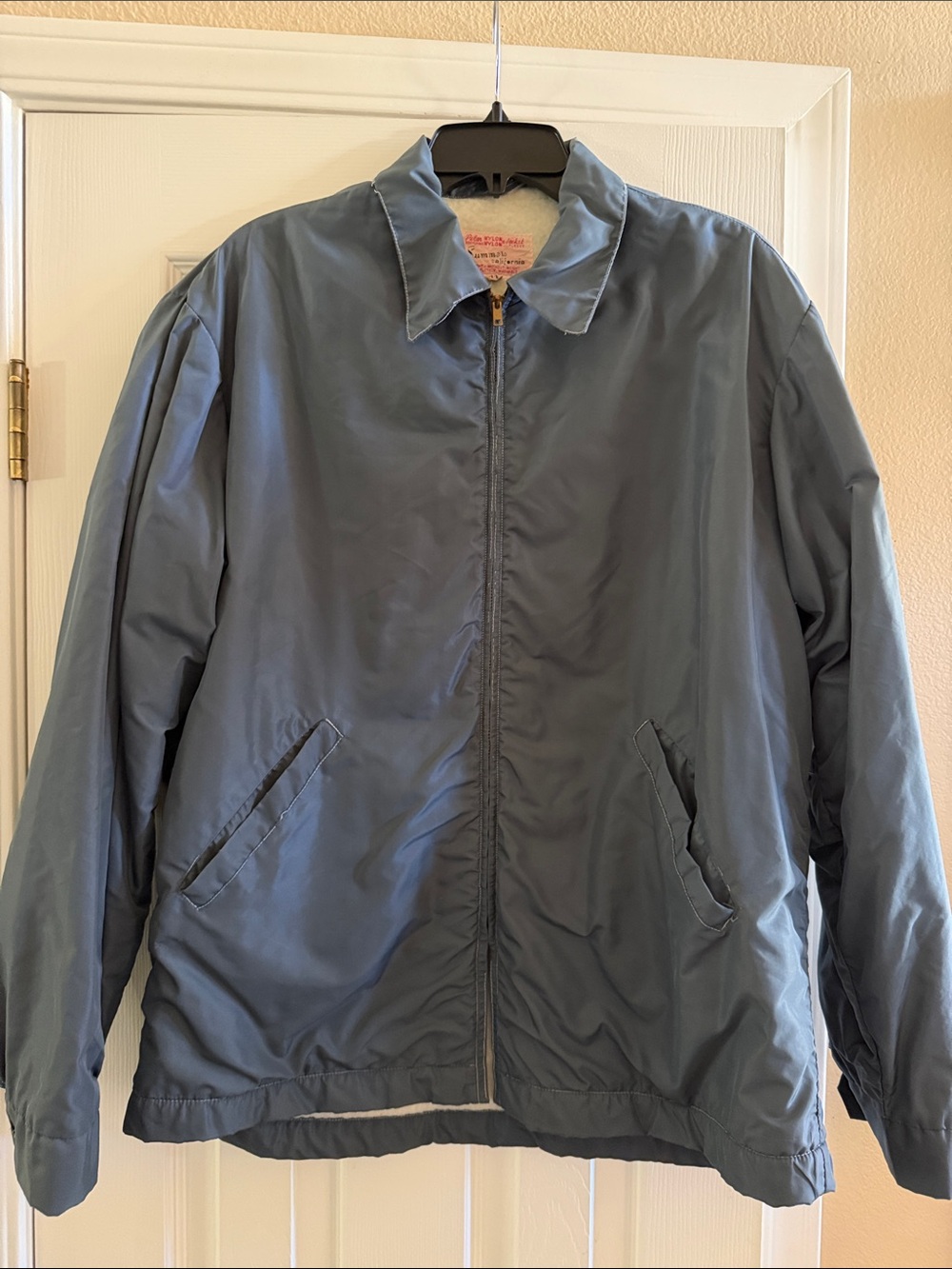 Men's Lightweight Slate Blue Zip Jacket by